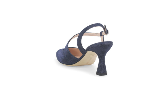 Melluso female Décolleté Tessuto E1634ZV-247195 Blu